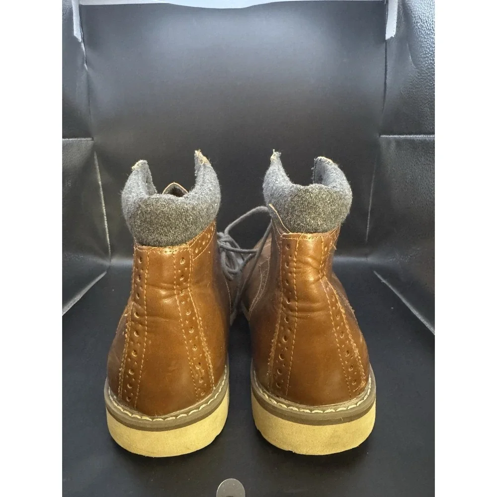 Sonoma Goods For Life Men's Brogue Combat Boots Brown Size‎ 11 Medium
